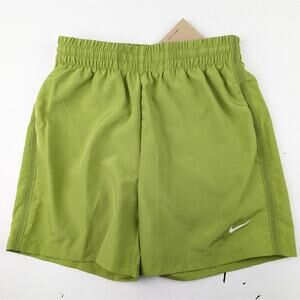 Nike Boys Green Training Shorts - XS Youth